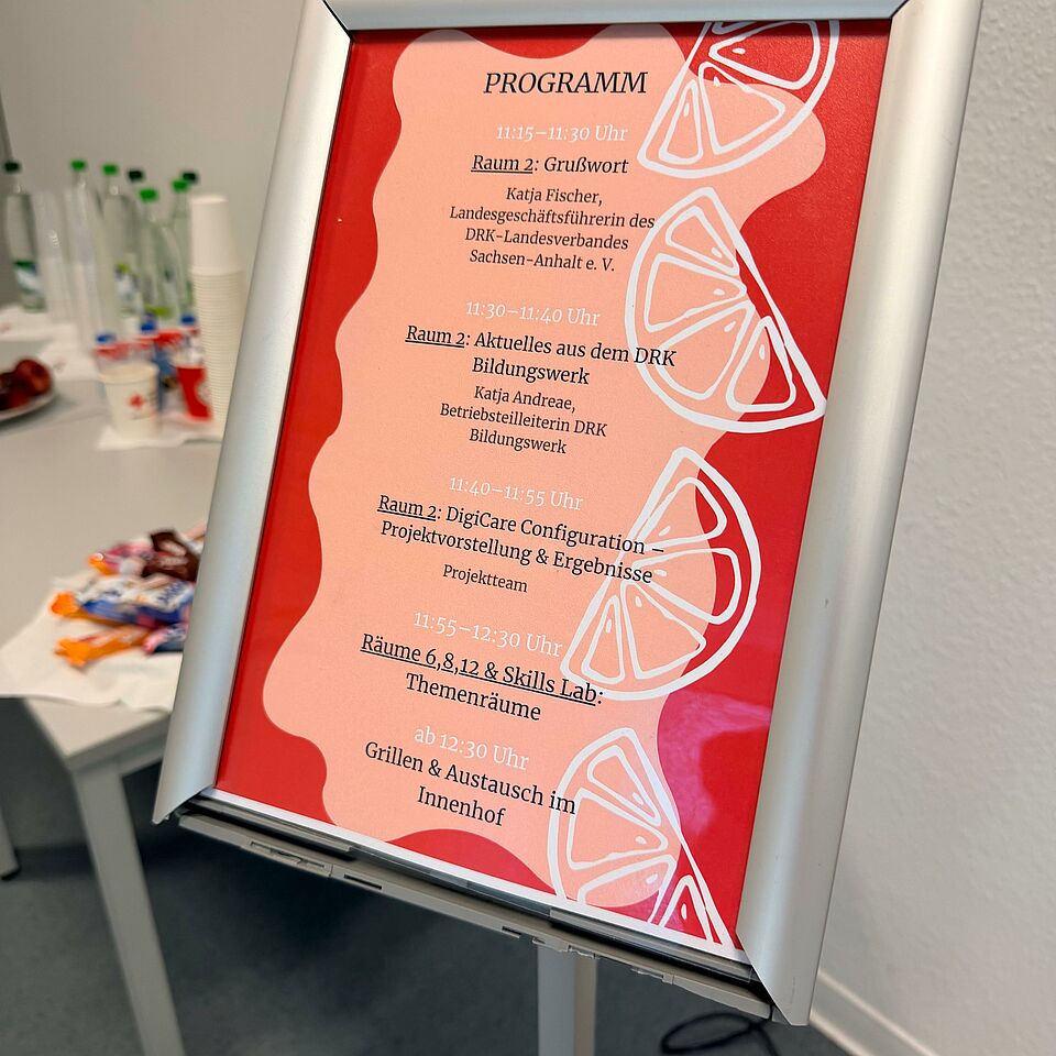 Alles bereit für unser Sommerfest im DRK Bildungswerk.